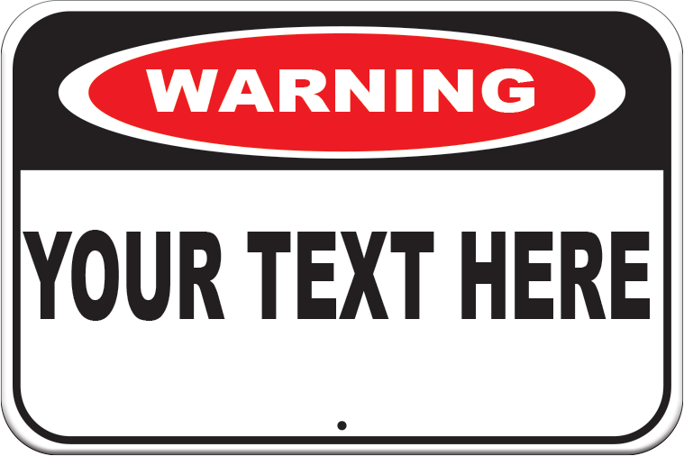 Danger Warning Signs Red