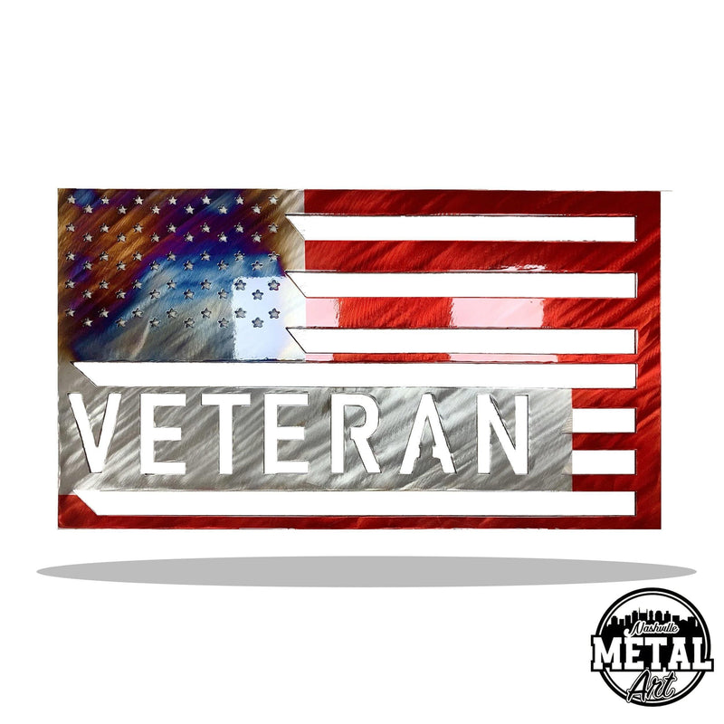 Veteran Flag - Nashville Metal Art