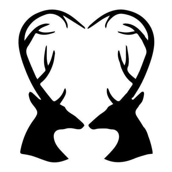 Deer Love - Nashville Metal Art