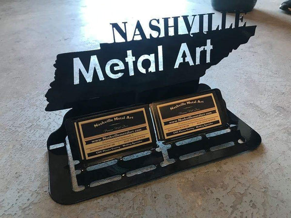 Custom Business Card Holder - Nashville Metal Art
