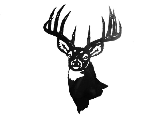 Deer Portrait - Nashville Metal Art