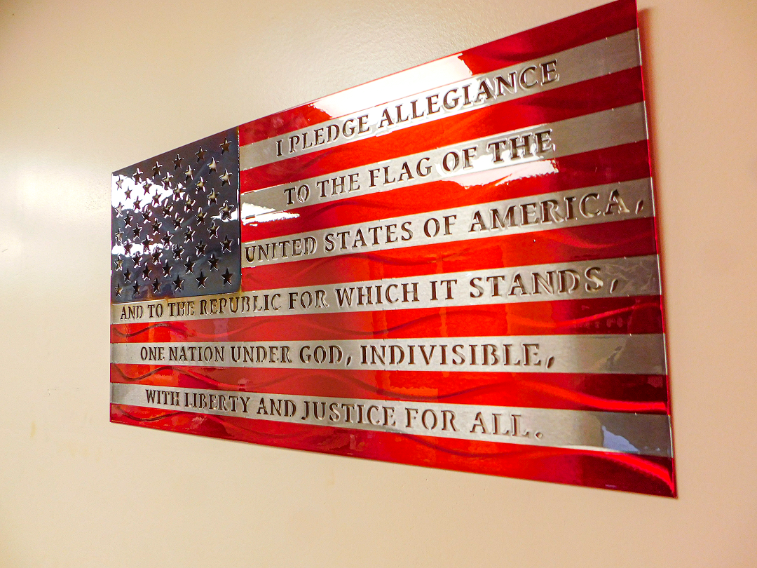 Wire Pledge I Pledge Allegiance