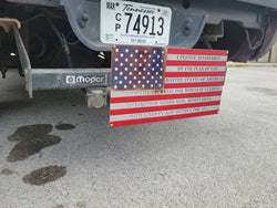 Pledge Of Allegiance Hitch Cover