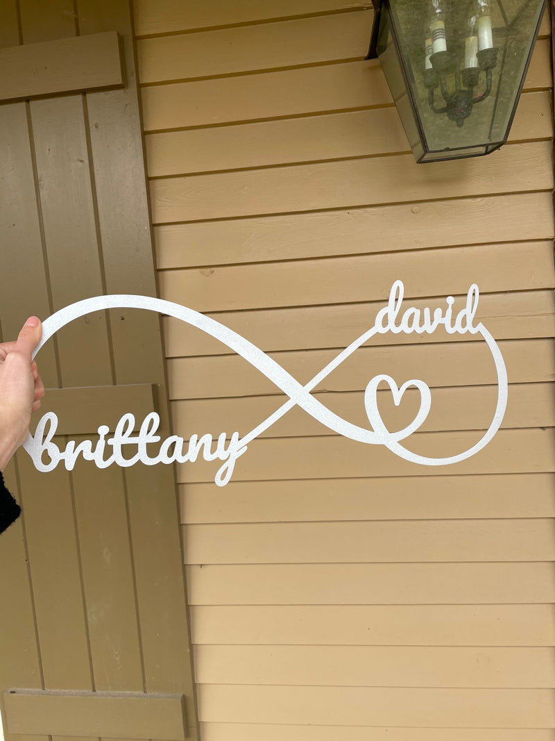 Personalized Infinity Love Sign