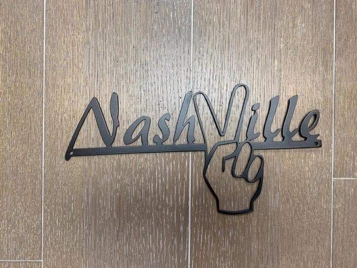 Nashville Peace Sign - Nashville Metal Art