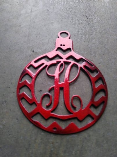 Monogram Ornaments - Nashville Metal Art