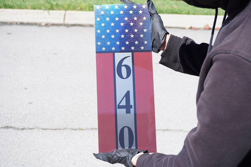 American Address Flag