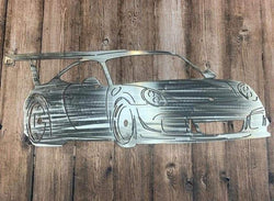 Porsche Steel Wall Decor - Nashville Metal Art