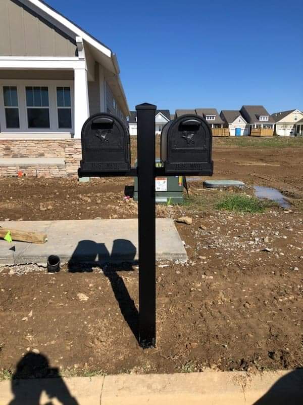 Heavy Duty Mailbox Post - CAR STOPPER 5000 SERIES - Nashville Metal Art