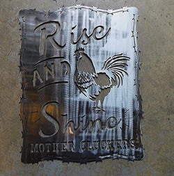 Rise and Shine Sign - Nashville Metal Art