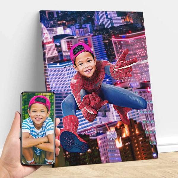 The Spider Man (YOUR SON) - Custom Canvas